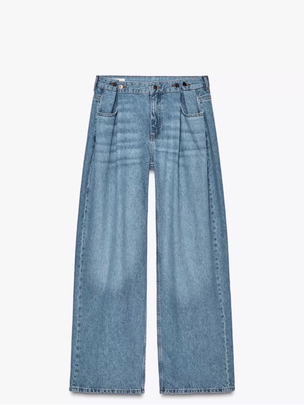 Zara Light Blue Wide Leg Jeans NWT